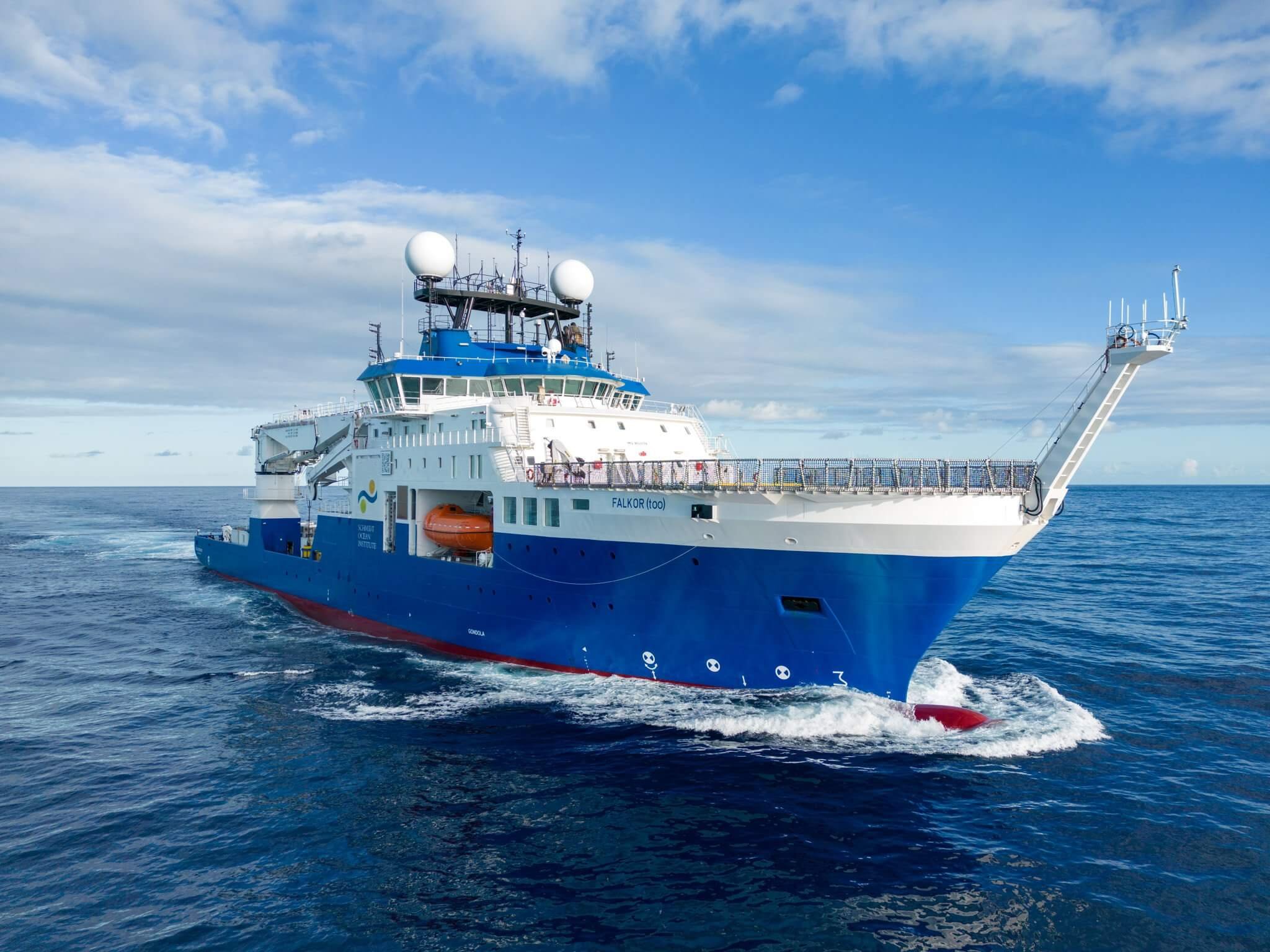 The Schmidt Ocean Institute Cracks the Champagne on One of the World’s Largest Research Vessels