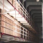 Levels of a prison block.