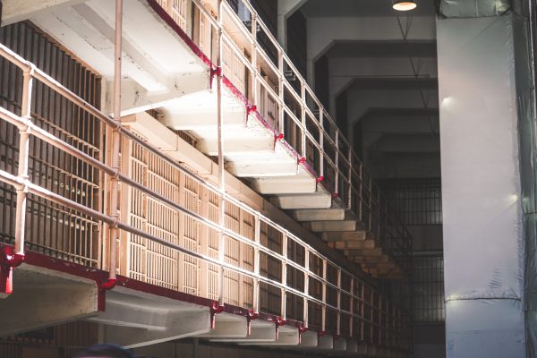 Levels of a prison block.